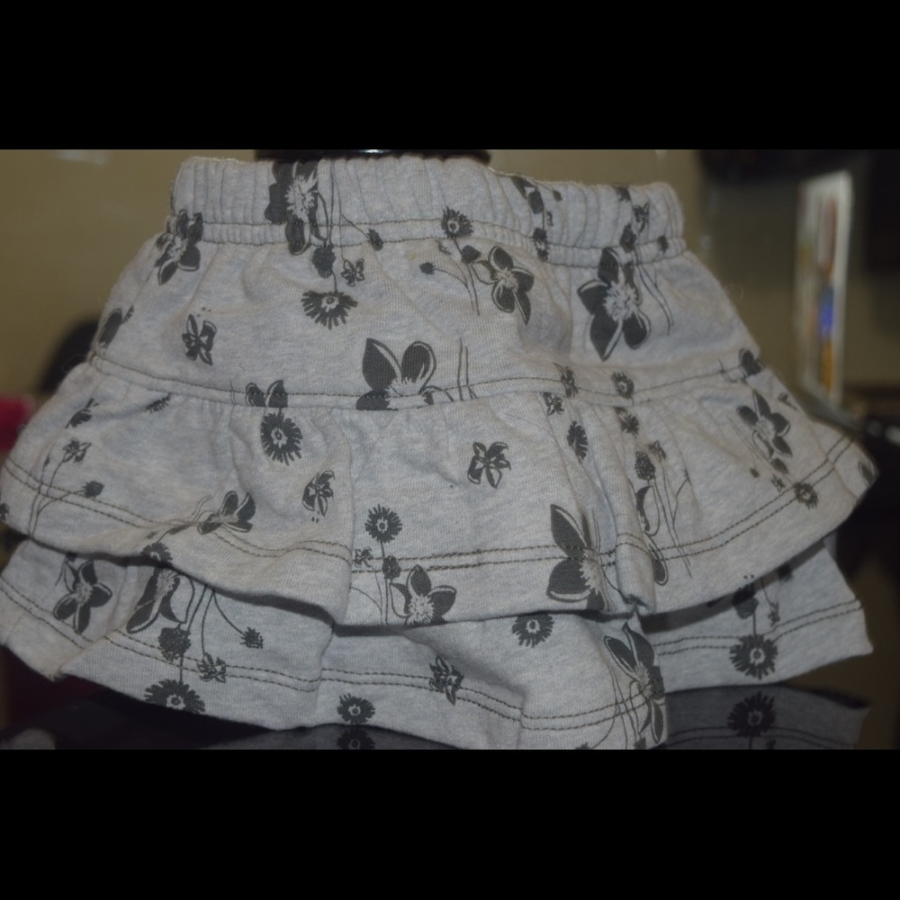 Little girls grey skirt
